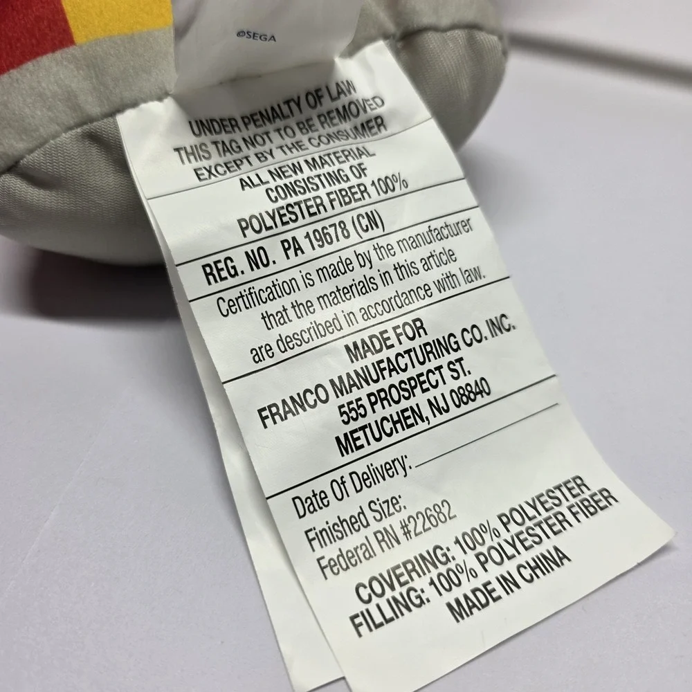 Sonic The Hedgehog  Knuckles‎ Kids' Pillow Buddy  19
